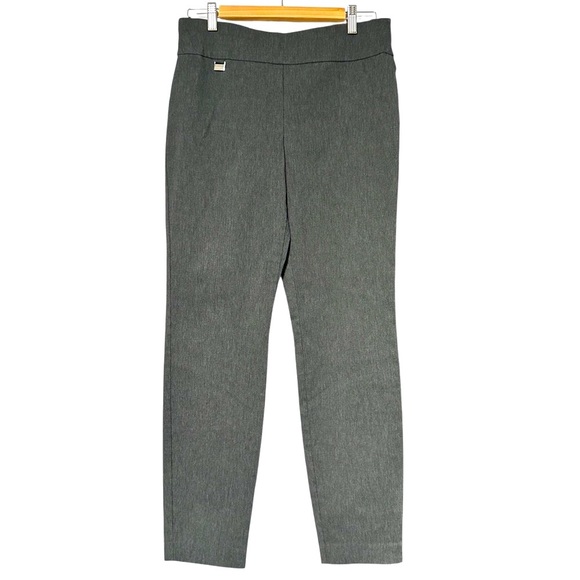 Alfani Gray Pull on Stretch Pants / Slacks EUC - Picture 1 of 8